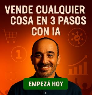 Vende cualquier cosa en 3 pasos con IA
